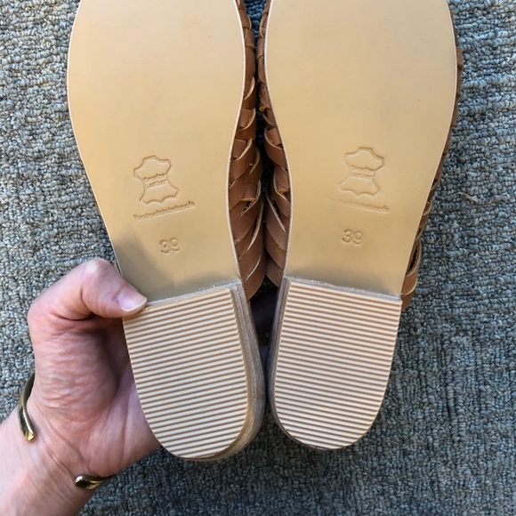 St. Agni Paris Woven Mule in Vintage Tan size 39 - Picture 5 of 5